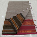 Kota Check Cotton Saree With Blouse-ISKWSR11026755