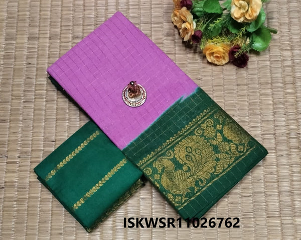 Zari Weaved Cotton Saree-ISKWSR11026762