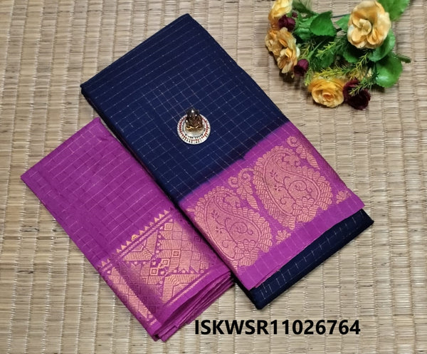 Zari Weaved Cotton Saree-ISKWSR11026764