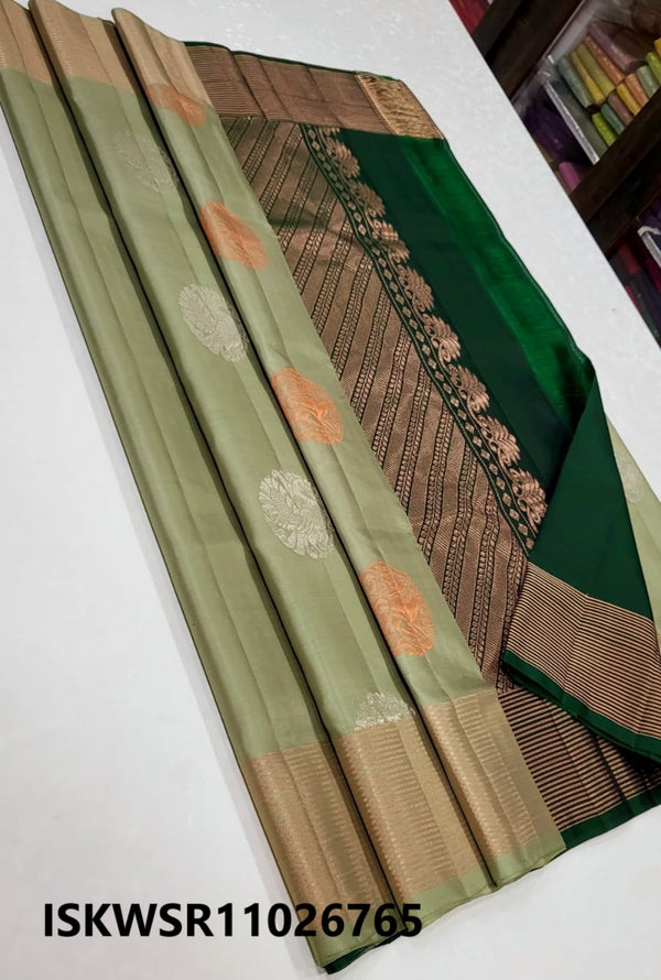 Handloom Silk Saree With Blouse-ISKWSR11026765