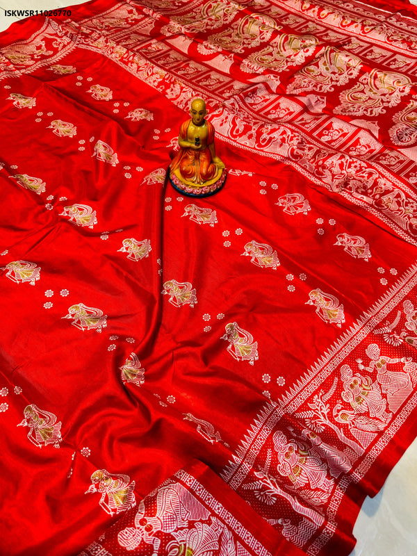 Banarasi Weaved Silk Saree With Blouse-ISKWSR11026770