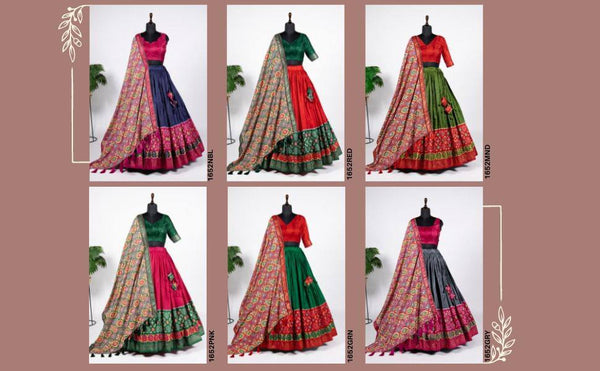 Dola Silk Lehenga With Blouse And Foil Printed Dupatta-ISKWNAV22054348