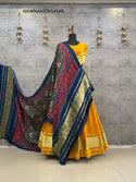 Gaji Silk Lehenga With Blouse And Digital Printed Modal Dupatta-ISKWNAV23054349