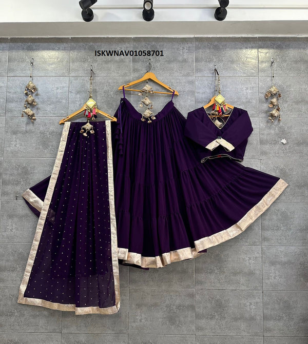 Georgette Lehenga With Blouse And Dupatta-ISKWNAV01058701