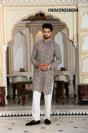 Printed Cotton Kurta With Pajama-ISKM29058004