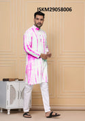 Printed Cotton Kurta With Pajama-ISKM29058006