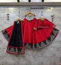 Embroidered  Cotton Silk Lehenga With Blouse And Dupatta -ISKWNAV020712531