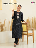 Embroidered Cotton Kurti-ISKWKU22117990