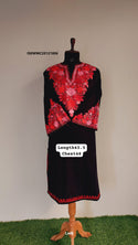 Embroidered Woolen Kurti-ISKWWC20121806