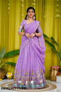 Embroidered Chinon Lehenga With Blouse And Dupatta-ISKWLH21112200